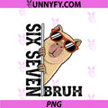 Six Seven 67 PNG, Capybara Sunglasses Gifts PNG
