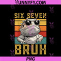 Six Seven Bruh 67 6 7 Meme PNG, Funny Sunglasses Bearded Dragon PNG