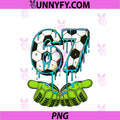 Six Seven Ice Cream Drip PNG, Sports Cool Meme 67 Number PNG