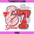 Six Seven Meme PNG, 67 Coquette Bow Valentines PNG
