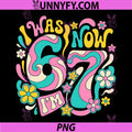 Six Seven Meme 7 Year Old Birthday PNG, was 6 Now I'm 7 PNG