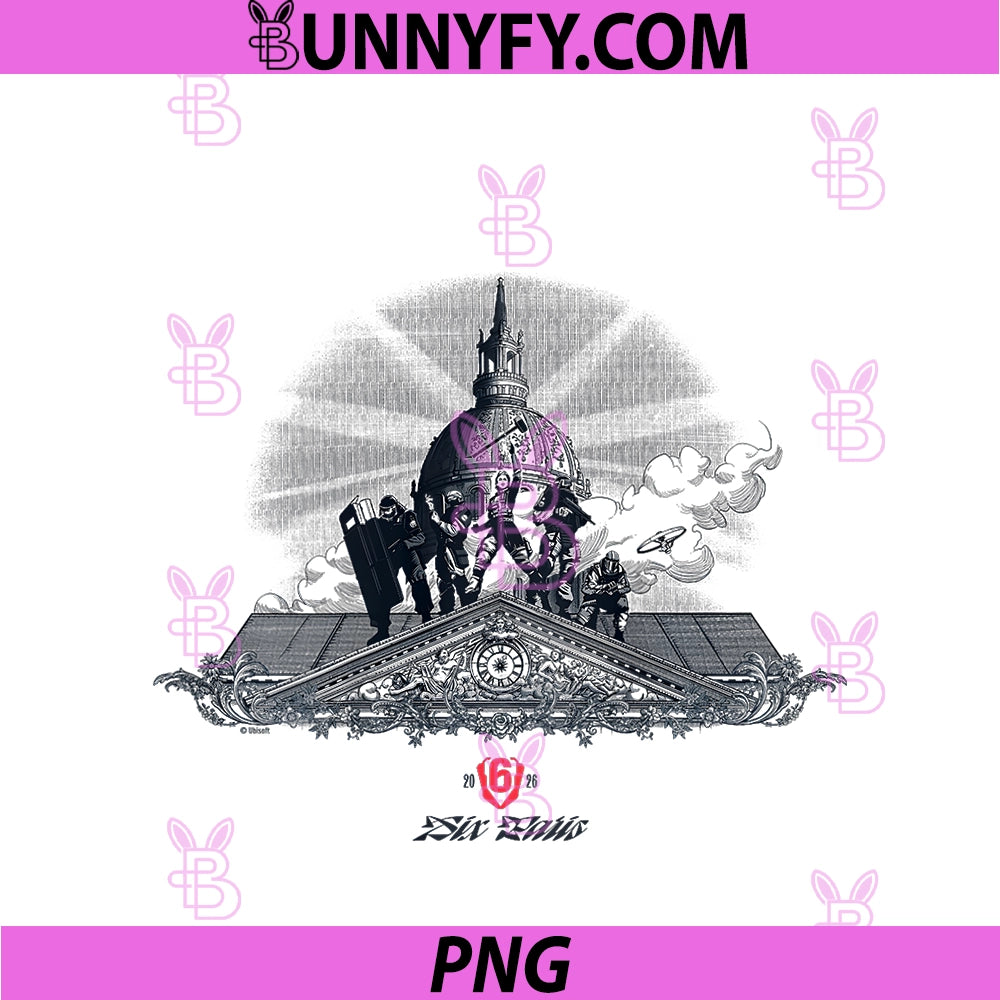 Six Siege Paris Invitational PNG, Officially Licensed PNG