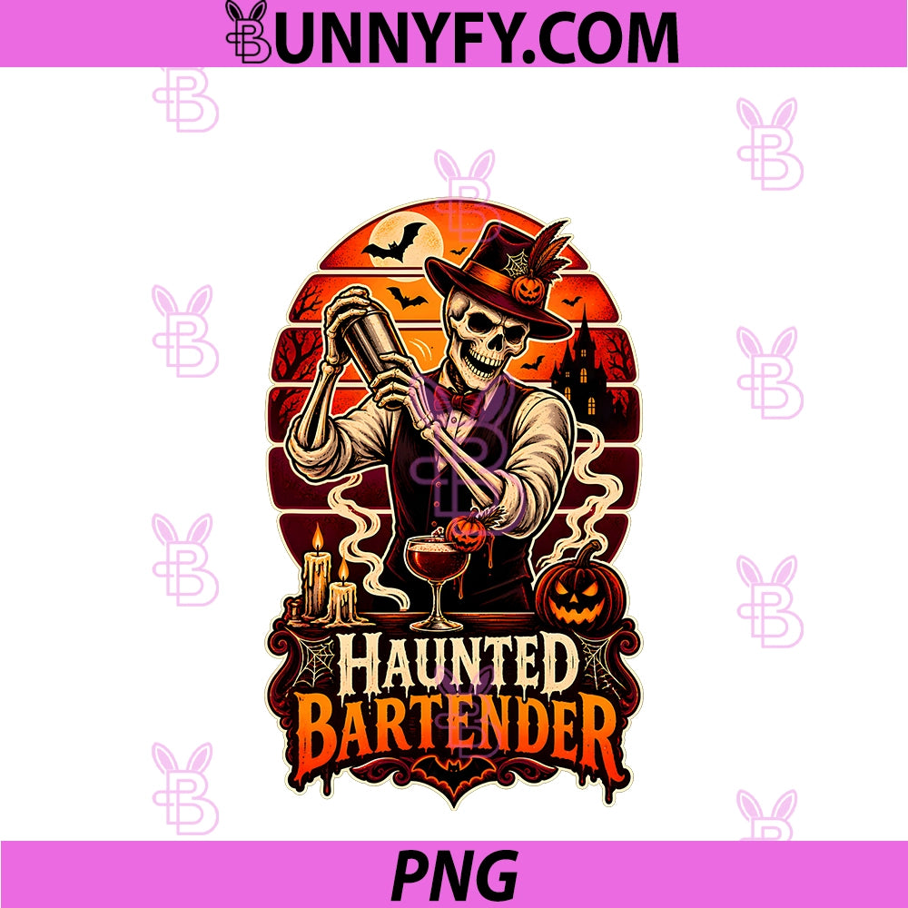 Skeleton Bartender Spooky PNG, Halloween Cocktail Shaker PNG