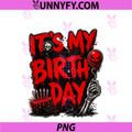 Skeleton Cake Gothic October Spooky PNG, Halloween Birthday PNG