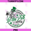 Skeleton Everybody In The Pub PNG, Getting Tipsy PNG