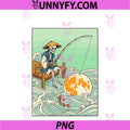 Skeleton Fisherman Koi Fish Skull Fishing PNG, Funny Angler PNG