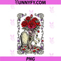 Skeleton Hand Rose PNG, Gothic Graveyard Dark Floral Death PNG