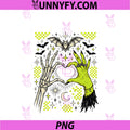 Skeleton Witch Hands Heart Gothic PNG, Halloween Celestial PNG