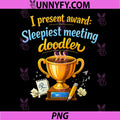 Sleepiest Meeting Doodler PNG, Award Trophy Coffee Cup PNG