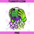 Slime Soccer 67 Goalie Gloves Dripping PNG, Funny Sport PNG