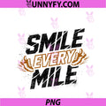 Smile Every Mile PNG, Running Marathon Cross Country PNG