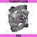 Smile Now CRY Later Chicano Art PNG, Tattoo Cholo Clown Chola PNG
