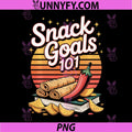 Snack Goals 101 PNG, Tasty Snack Inspiration PNG