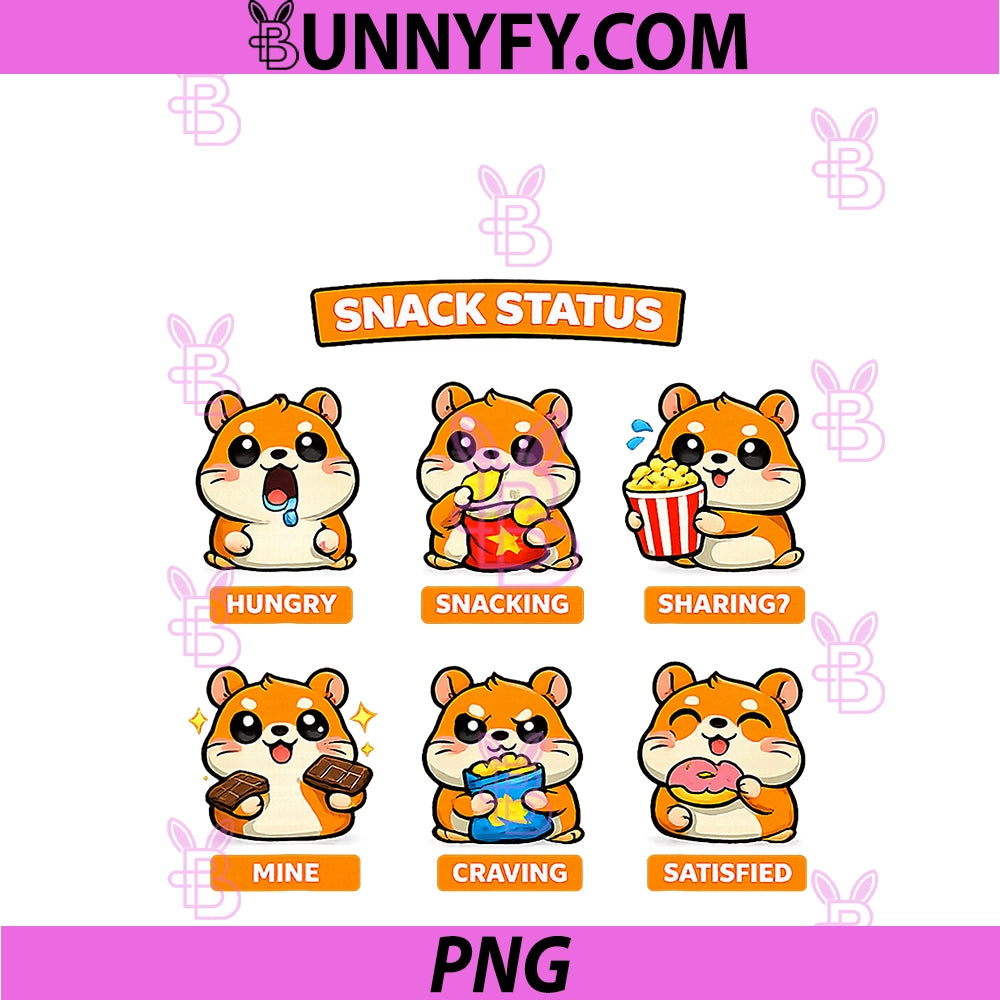 Snack Status PNG, Food Cravings Personality Chart PNG