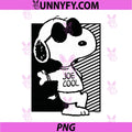 Snoopy Joe Cool Too PNG, Cool Design PNG