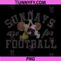 Snoopy and Charlie Brown PNG, Sundays Are For Football PNG
