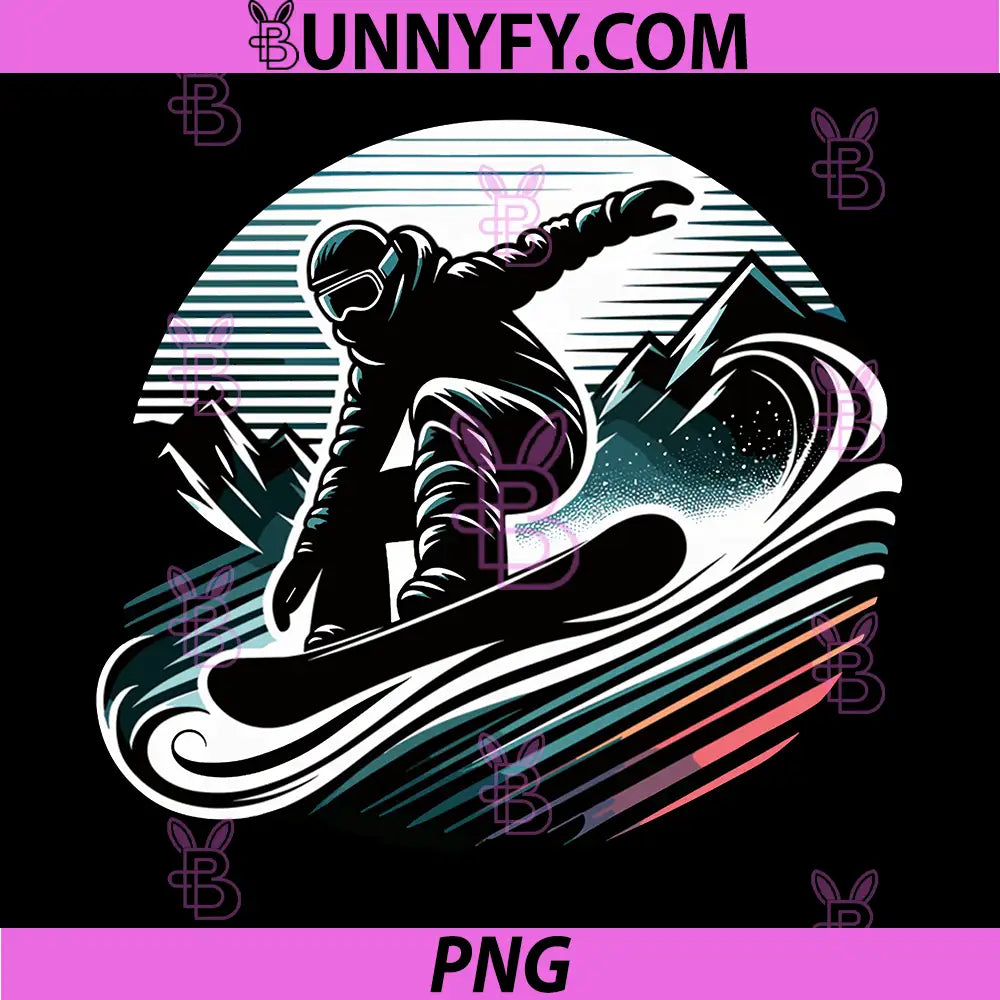 Snowboarder Graphic Design PNG, Winter Sports Snowboarding Trick PNG