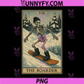 Snowboarder Tarot Card PNG, Snowboarding Boarder PNG