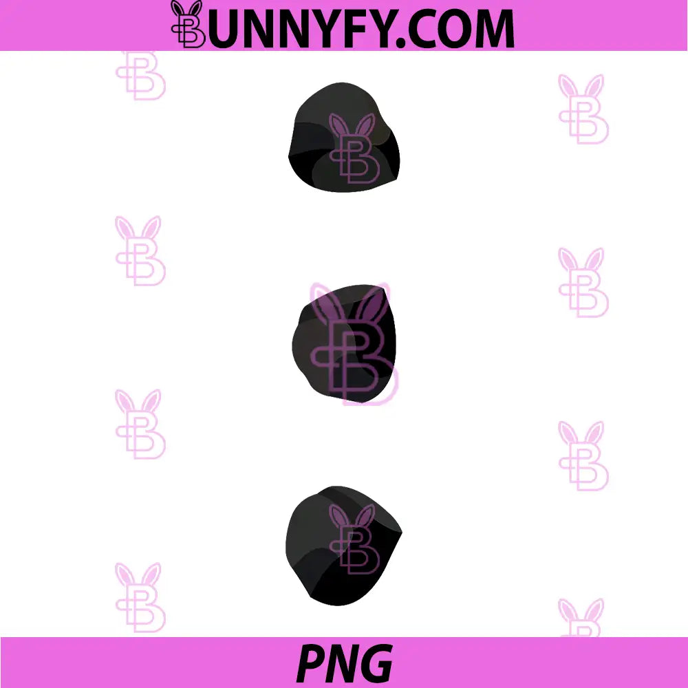 Snowman Buttons PNG, Minimal Snowman Design PNG