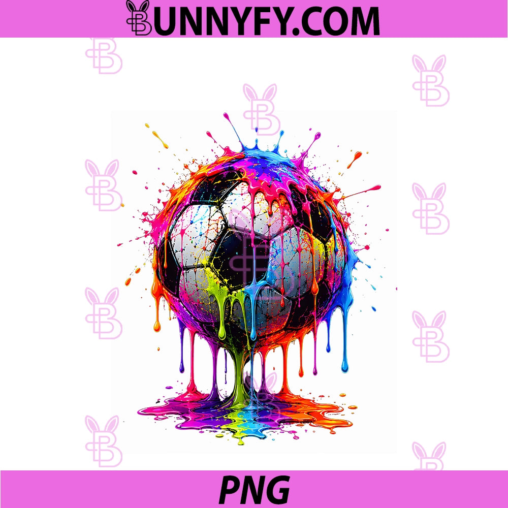 Soccer Drip For Boys Ice Cream Drip PNG, Soccer Sport Lover PNG
