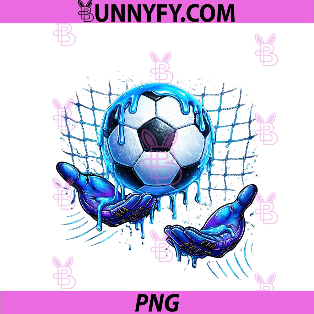 Soccer Drip Ice Cream Drip PNG, Funny For Sports PNG