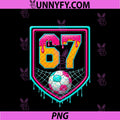 Soccer Drip PNG, Number 67 Soccer Player PNG