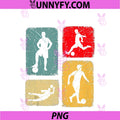 Soccer Retro Vintage PNG, Soccer Ball Player Boys Gifts PNG