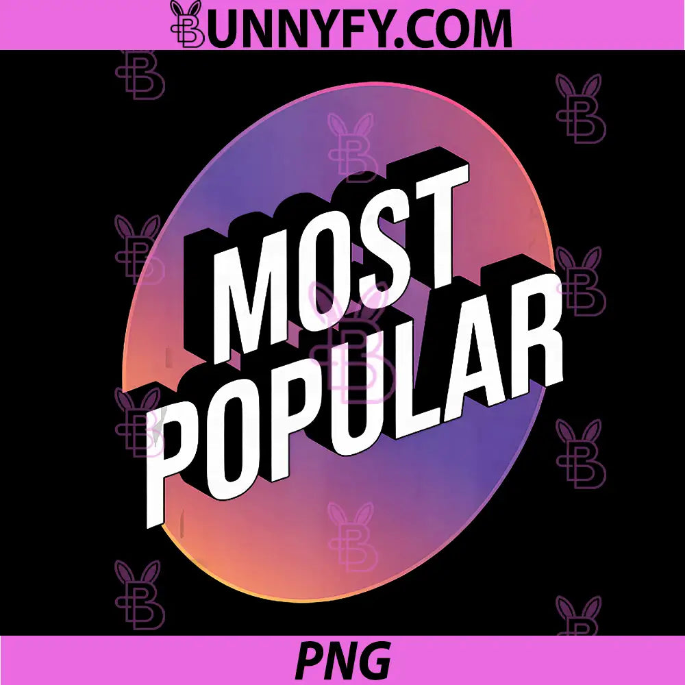Most Popular Bold Typography PNG, Retro Popular Quote PNG