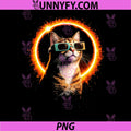Solar Eclipse Cat PNG, August 12 2026 Space Design PNG