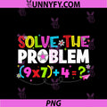 Solve The Problem PNG, Funny 67 Six Seven Meme Boy Girl Teacher PNG