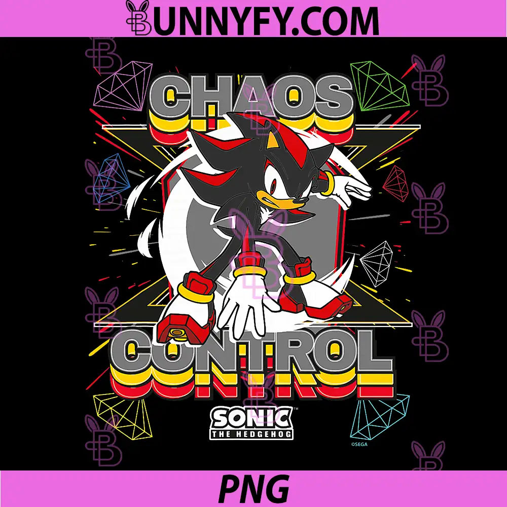 Sonic The Hedgehog PNG, Shadow The Hedgehog Chaos Control PNG