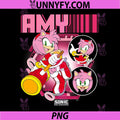Sonic The Hedgehog PNG, Amy Rose Multi Pose Poster PNG