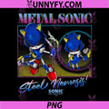 Sonic The Hedgehog Metal PNG, Sonic Steel Nemesis! Distressed PNG