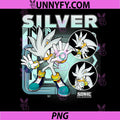 Sonic The Hedgehog PNG, Silver Multi Pose Poster PNG