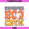 Sonographer Boo Crew PNG, Halloween Ghost PNG