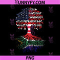 South African Roots American PNG, Grown Tree Flag PNG