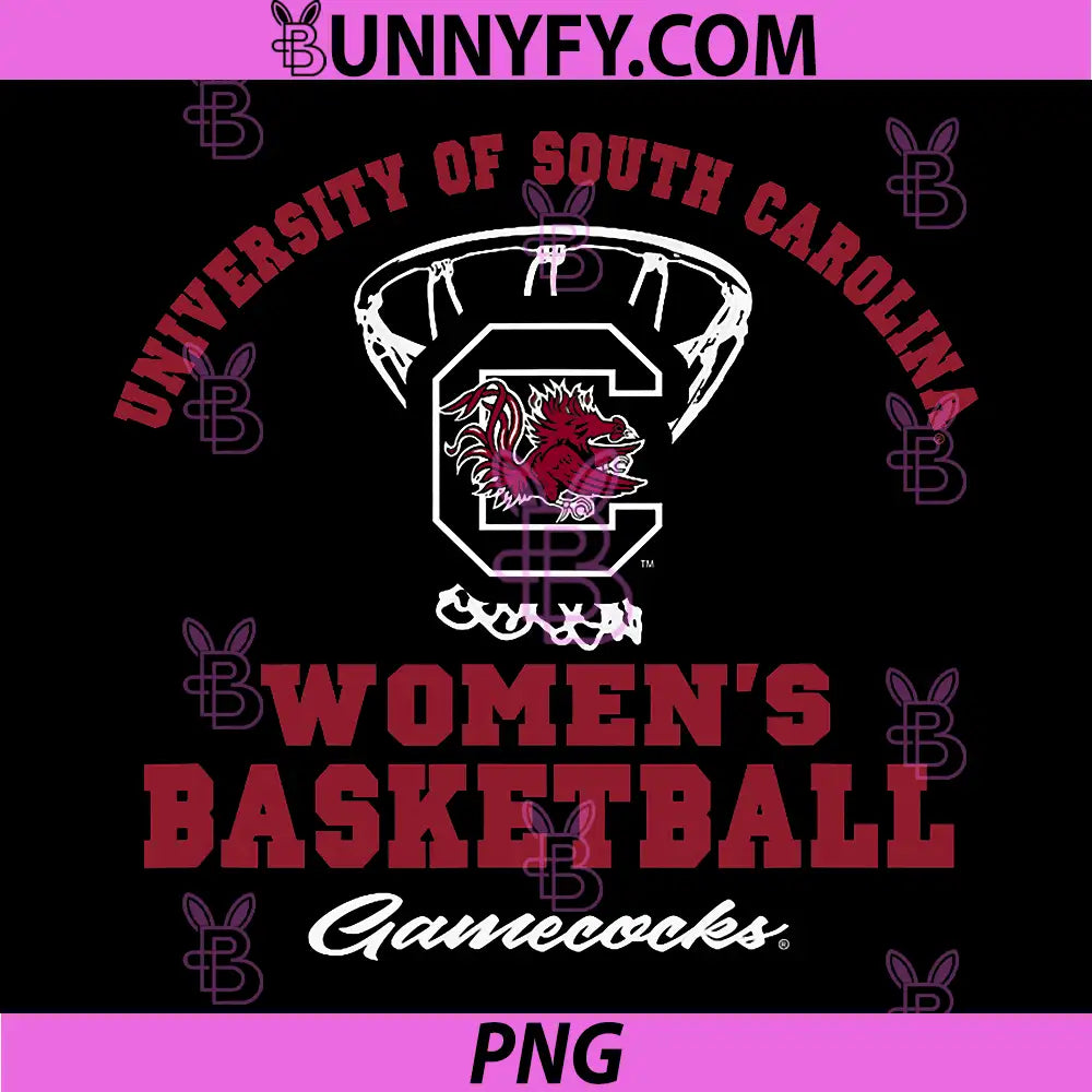 South Carolina Gamecocks PNG, Basketball Hype Black PNG
