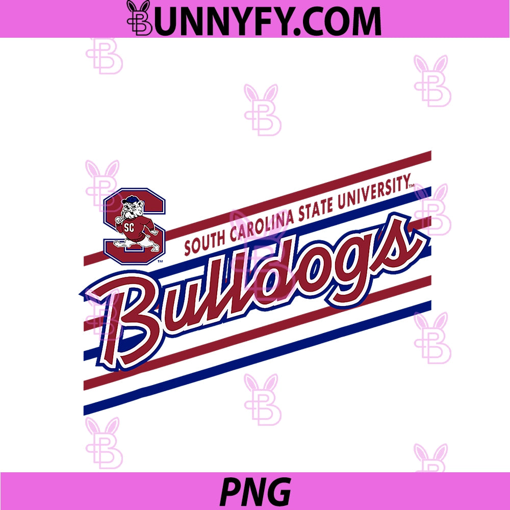 South Carolina State Bulldogs Retro PNG, Performer Gray PNG