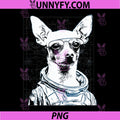 Space Dog Astronaut PNG, Chihuahua Funny Sci Fi Design PNG