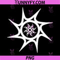 Tribal Star Dark Symbol Art PNG, Abstract Occult Emblem PNG
