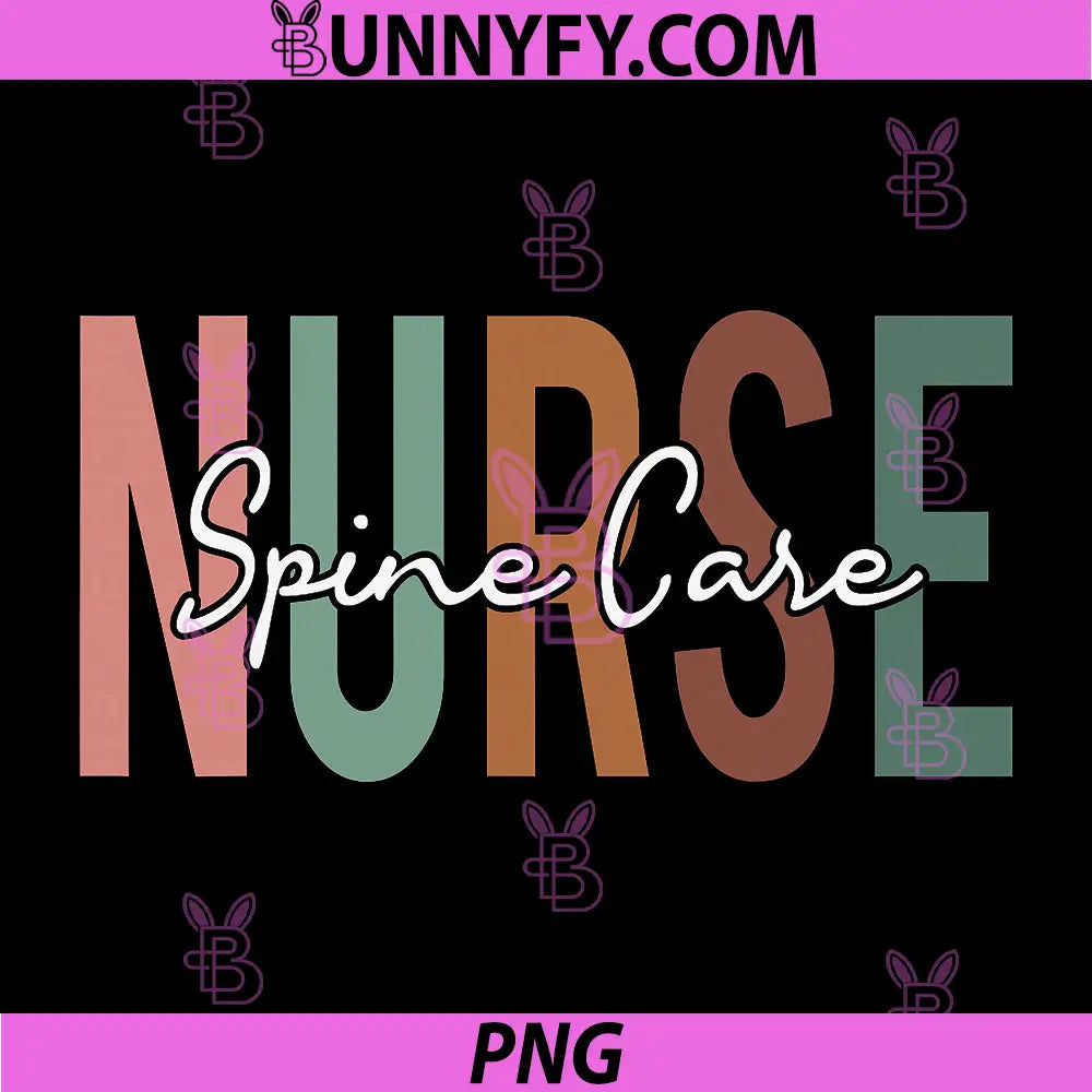 Spine Care Nurse Retro PNG, Vintage Appreciation Week PNG