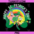 Spongebob Squarepants PNG, St. Patrick_s Day Holiday Duo Portrait PNG