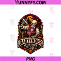 Spooky Bartender After Dark PNG, Halloween Cocktail PNG