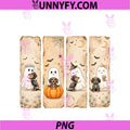 Spooky Ghost Dachshund Pumpkin PNG, Halloween Skeleton Companions PNG