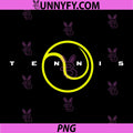 Tennis Minimal Circle Ball PNG, Modern Sports Tennis Logo PNG