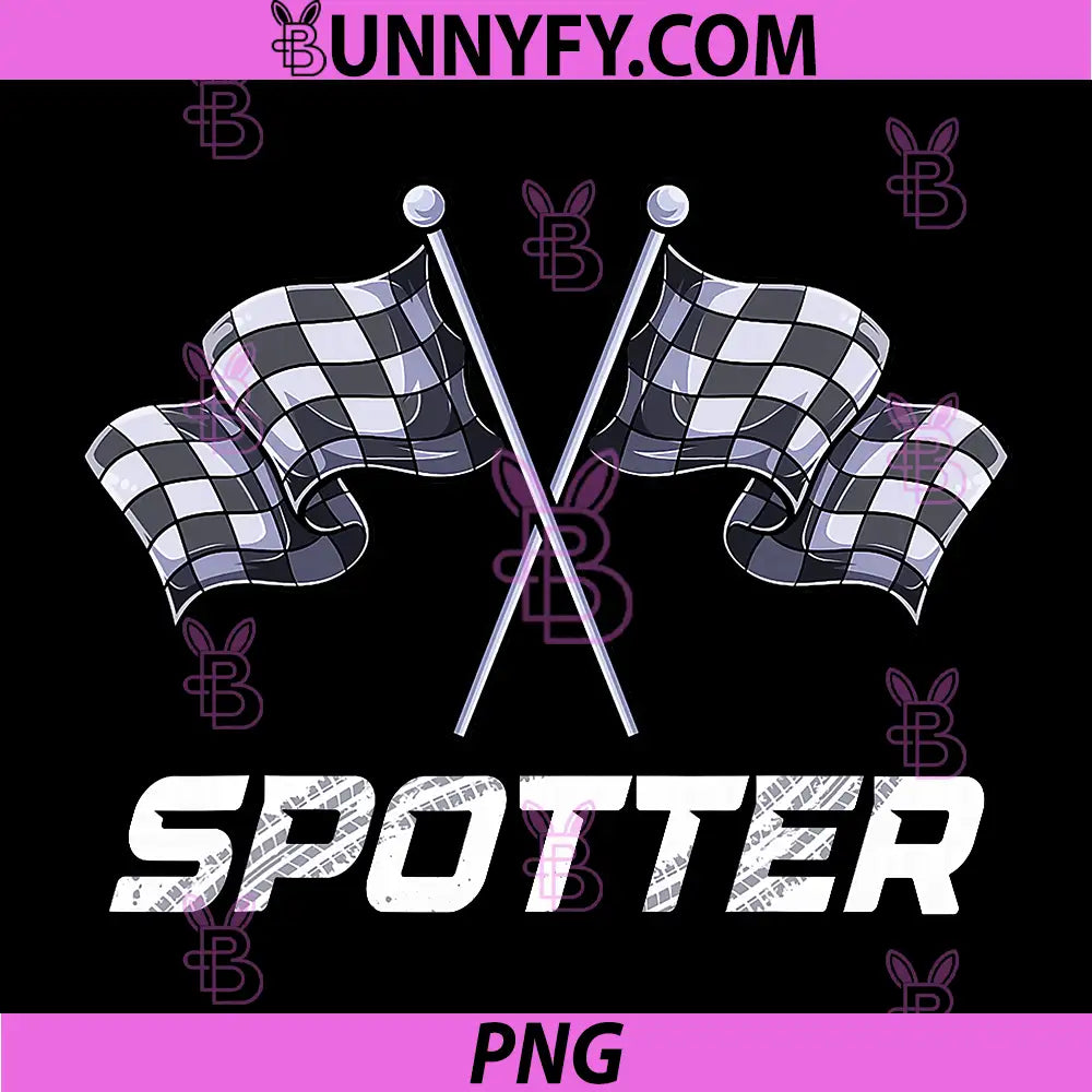 Spotter Pit Crew PNG, Family Team Racing PNG, Birthday Race Car PNG
