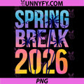 Spring Break 2026 PNG, Vacation Beach Family Friend Trip PNG