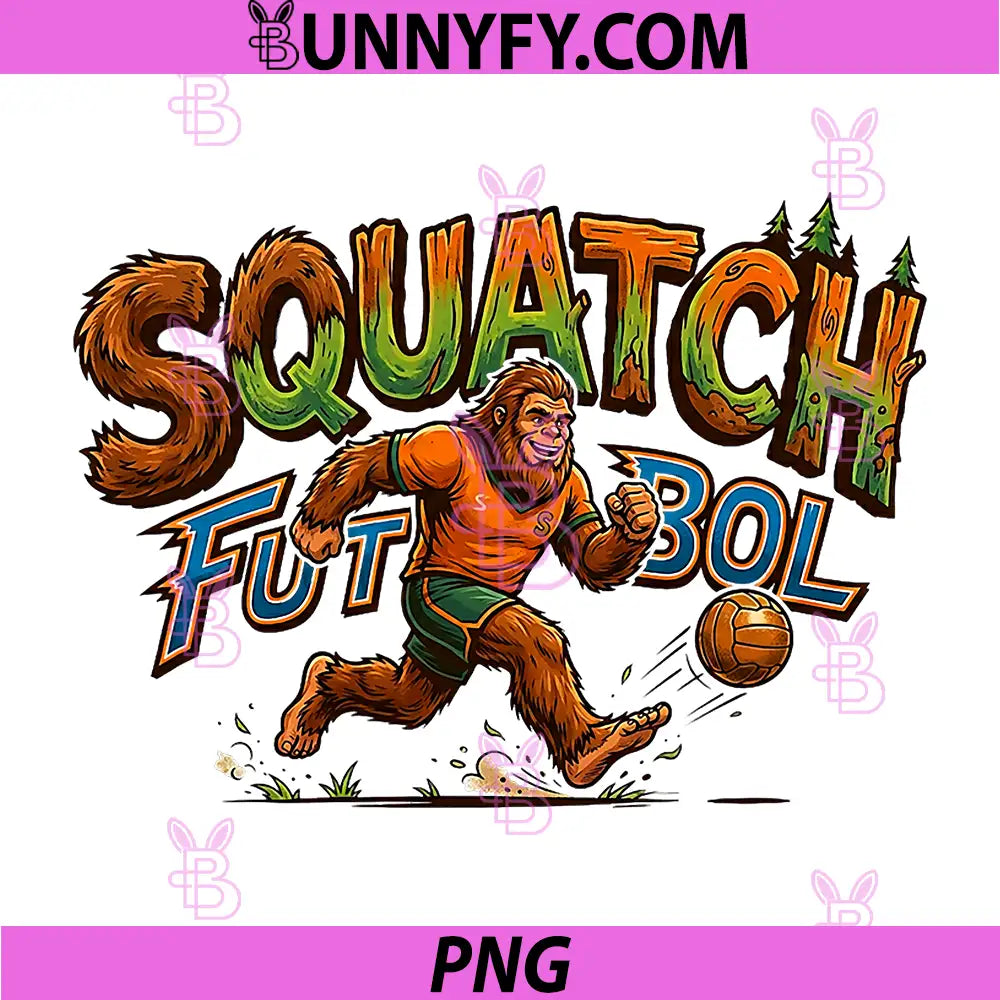 Squatch Futbol PNG, Squatch Sports PNG