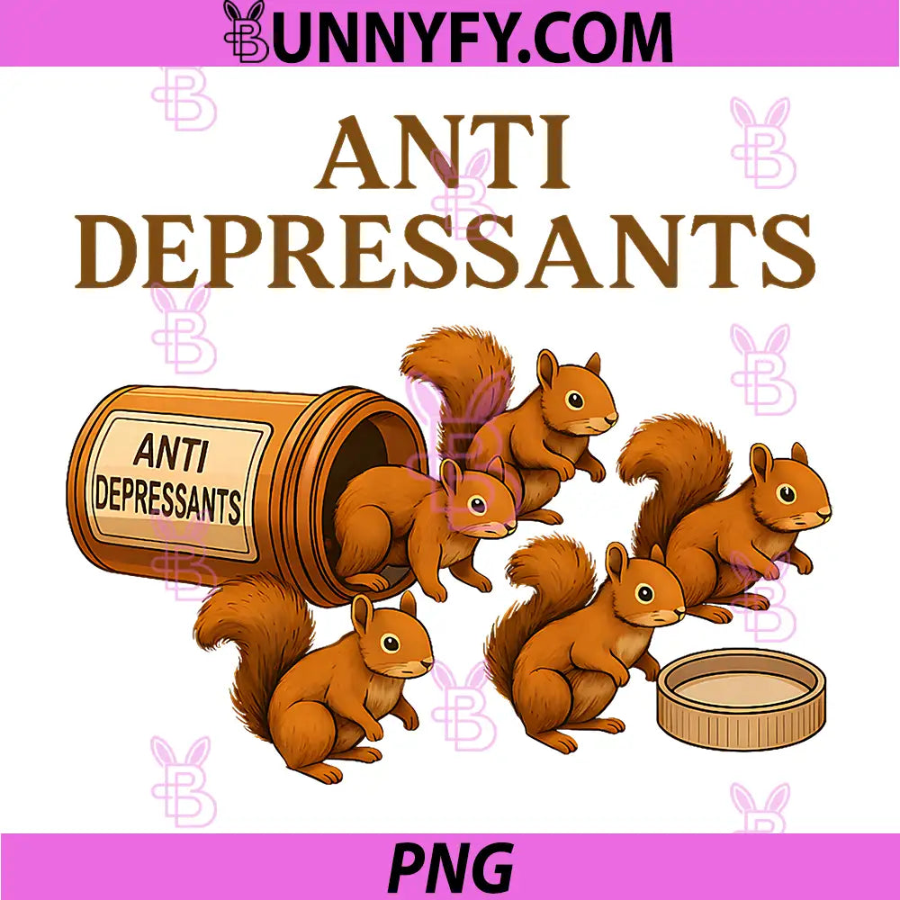 Squirrel PNG, Anti Depressants Graphic PNG