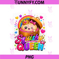 Squishy Queen Cute PNG, Rainbow Dumpling Princess PNG